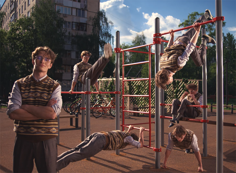 Спорт под музыку.