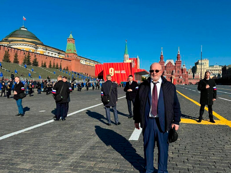 На главном параде страны.