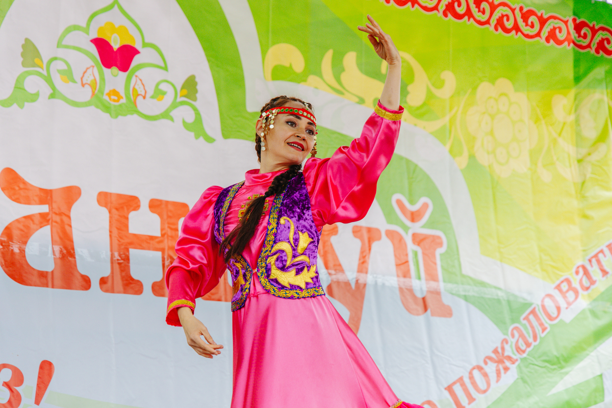 Татаро-башкирский праздник Сабантуй в Салыме 18.06.2023.